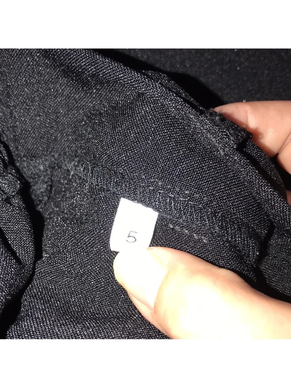 Black size 5 dress Pants damaged